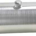 JSD 12.5 Gallons 12" x 26" Aluminum Spun Round Gas Tank Fuel Cell Tank Center Fill 3/8" NPT Outlet