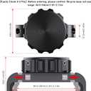 DDJ for AirTag Bike Mount Hidden Under Seat - Waterproof Bike Airtag Holder, Anti-Theft GPS Tracker Case for Apple Tag, Heavy-duty Metal & ABS Material Includes Mounting Tools, for Bicycle, MTB/E-Bike