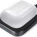 Airpods Pro Charger, Wireless Charger for AirPods Pro 2, AirPods Pro 1, AirPods 4 (with ANC), AirPods 3, AirPods 2, AirPods Wireless Charging Station (No AirPods Included), Black