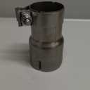 Stainless Steel 2.5 to 3 inch Exhaust Adapter with Clamp, 2.5" ID to 3" ID Exhaust Reducer Connector Pipe with Clamp