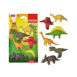 24 dinosaur erasers(3 pack)