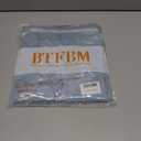 BTFBM Summer Dresses for Women 2025 High Neck Casual Sleeveless Bodycon Formal Ruched Cocktail Club Party Mini Dress (Blue, XL)