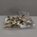 Thyle 5 Pcs Christmas Yarn Trees Table Decoration Artificial Christmas Cone Tree with Xmas Tabletop Stars Xmas Centerpiece for Winter Holiday Kitchen Tiered Tray Home Decor Party Supplies