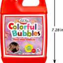 Lulu Home Concentrated Bubble Solution, 1 L/ 33.8 OZ Refill for Bubble Machines, Giant Wands, and Blowers - Up to 2.5 Gallons for Kids' Birthday Parties