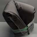 KSIIA Orthopedic Dog Bed Dog Crate Bed Waterproof for Large Dogs Deluxe Plush Washable Pet Mat with Egg Crate Foam & Removable Cover, 35 x 22 Inch, Gray (Light Grey)