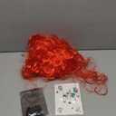 MEEZY Mermaid Red Wigs for Women, Long Wavy Curly Wig Cospaly Mermaid Hair Red Funny Hair with Accessories for Dress Up Christmas Halloween Costume Birthday Party Daily Use