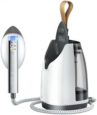 Sundu 1500W Steamer for Clothes, 2-in-1 Vertical & Flat Iron Clothes Steamer, 6 Professional Steam Modes, 800mL Tank, 30s Fast Heat-Up, Auto Shut-Off (10min), Portable Handle, Standing Design, White