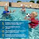 Aqua Dive Soccer Ball Fun Underwater Pool Toy for Ages 8-12 Outdoor Ball Game for Kids Kick, Pass, or Catch Ideal Water Toys for Summer Pool Parties & Beach Games - Fun Gift For Boys & Girls