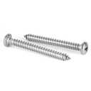 #7 x 1-1/4" Wood Screw 100Pcs 18-8 (304) Stainless Steel Pan Head Fast Self Tapping Drywall Screws by SG TZH