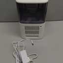 Dehumidifier, 60 OZ Water Tank, Dehumidifiers for Home, 60 OZ Portable Dehumidifiers for Home up to 500 Sq.Ft, 7 Color LED Light for Bedroom, Bathroom, Basement (White)