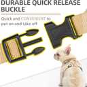 PUPTECK Soft Mesh Dog Harness Small Sized and Leash Set Pet Puppy Cat Comfort Padded Vest No Pull Harnesses, Beige, XS