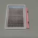 Cat Eye Lash Clusters Kit Eyelash Clusters Kit Natural Look Wispy Eyelash Extension Kit Manga Cluster Lashes Kit Dcurly DIY Lash Extension 916MM Fox Eye Lashes by Newcally