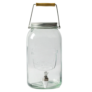 Mason Glass Drink Dispenser 4L