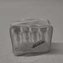 Travel Bottles - 4 Pack 3.7oz/110ml Empty Plastic Pump Bottles for Travel Size Toiletries (4 Clear)