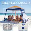 Sekey Beach Cabana 8x8 FT - UPF 50+ Easy Setup Beach Shade Canopy