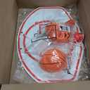 Majestic Hoops Mini Basketball Hoop - Indoor Basketball Hoop - Durable Plastic Basketball Hoop for Kids and Adults - No Assembling - Premium Basketball Game with Ball and Pump