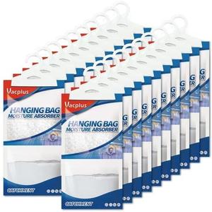 Vacplus Moisture Absorbers Packets, Fragrance Free 20 Pack, Humidity Packs, Dessicant Packets, Hanging Closet Dehumidifier Bags, Odor Eliminator for Bathroom 9.8OZ