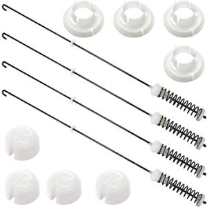 4Pcs (26.7in) Washer Suspension Rod Kit Replaces for Amana NTW4516FW1 NTW4516FW2, Whirlpool WTW4800BQ1 WTW4616FW2 WTW4815EW0 WTW4815EW1 WTW4816FW1 Washer
