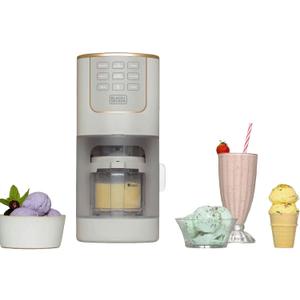 BLACK+DECKER Ice Cream Maker for Families & Kids Make Protein, Keto & Dairy-Free Ice Cream, Gelato & Milkshakes at Home Easy Creamy Pint Machine with Mix-Ins