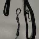 SSLOTSCASE for Phone Lanyard Crossbody with 2X TPU Clear Tabs, Adjustable Anti Theft Strap, Premium Metal Buckles, Comfortable Universal Neck Wrist Lanyard for Travel Outdoor, Black