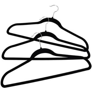 Non-Slip Hanger Black 3 Pairs