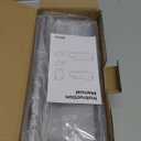 Nieifi Adhesive Wall Shelf, Shower Shelves 5 Pack with Soap Holder, Shower Organizer for Bathroom Organization, Clear