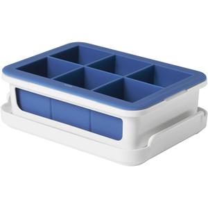 OXO Good Grips Covered Ice Cube Tray (Large Cube), Dark Blue