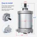Starter Motor for Hisun UTV ATV UTV ATV 500 550 700 750,Massimo,TSC,Bennche Coleman Supermach 2008-2016,31200-004D-0000 31200-F39-0000