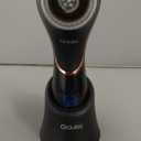 Facial Cleansing Brush, Electric Face Scrubber Rechargeable Exfoliator IPX-7 Waterproof Rotating Cleanser for Exfoliating, Massaging and Deep Cleansing for Women & Men with 4 Brush Heads Black (Black & Rose Gold)