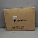 FoldWise Upgraded Folding TV Tray Table - Extra Large & Sturdy Laptop Table for Couch, Height & Angle Adjustable Desk for Dinner, Work & TV - Includes Footrest, Cup Holder, iPad Holder & Edge Stopper