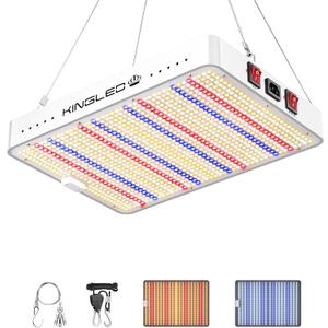KingLED KING2000 Grow Light for Indoor Plants, Fits 3x3, 3x4 & 3x5 ft Tents