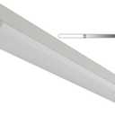 2FT LED Linear Strip Stairwell Light, 10W/20W Selectable, 1250lm/2500lm 5000K, 100-277V, IP20, 0-10V Dimmable 2 Foot Commercial Linkable LED Shop Ceiling Lights Fixture for Office Workshop, ETL DLC, 2FT 1 Pack