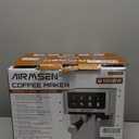 AIRMSEN 20 Bar Espresso Machine with Automatic Milk Frother, Cappuccino & Latte Coffee Maker with Quick Brew Dual Boiler (1350W + 1000W), Stainless Steel, 60oz Water Tank, Touchscreen