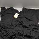 Women's Plus Size Solid Loose Fit 3/4 Dolman Sleeve Casual Midi Dress,XXL