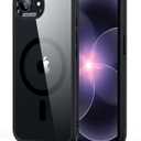 ESR for iPhone 17e/iPhone 16e Case, Compatible with MagSafe, Shockproof Military-Grade Protection, Magnetic Phone Case for iPhone 17e/16e case,Clear Black