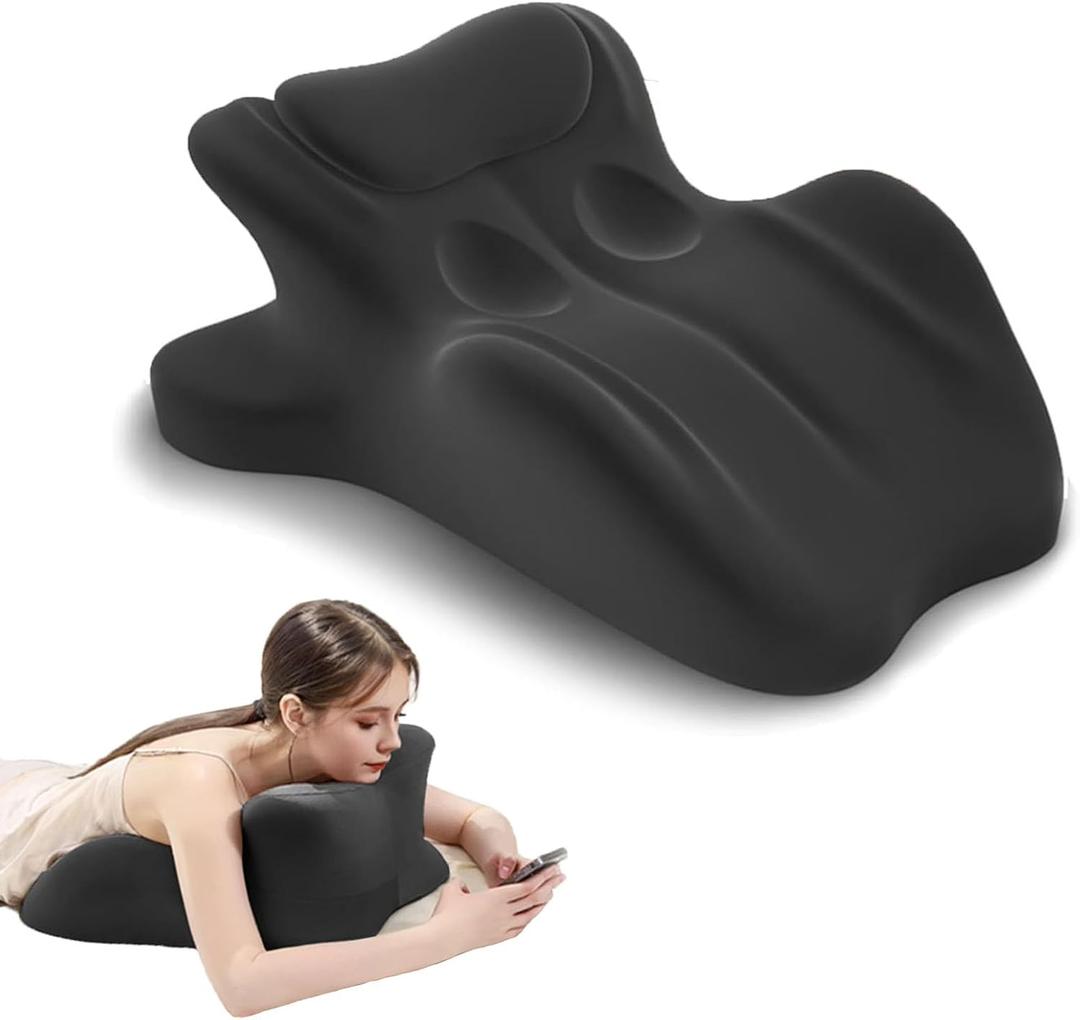 Sweet Spot Pillow,Memory Foam Ergonomic Wedge Pillow,Multi-Functional Memory Foam Lounger Cushion Back Support,27° Angle Perfect Position Ergonomic Support for Back Pain