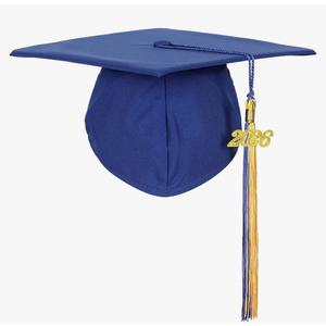 Newrara Graduation Unisex Matte Adult Graduation Cap with Tassel Pack of 2 2025