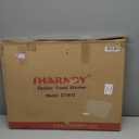 Towel Warmer Brushed Nickel for Bathroom Wall Mounted Bath Towel Heater Plug-in Square 6 Bars Drying Rack Stainless Steel Electric Heated Towel Rack 80W 27.48x21.57x2.17inches ETW13