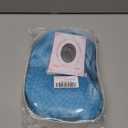 Sky Blue Wig with Bangs Short Light Blue Bob Wig Wavy Curly Wigs Synthetic Hair Wigs (Small Size)