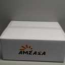 AMZASA Crystal White Chandelier, Ceramic White Hanging Pendant Light,Crystals Pendant and Glass Dish,5 Light Crystal Chandeliers for Ceiling Medallions,Wedding,Dining,Kitchen, Foyer,Mini (Not plug-in WH)