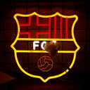 AHlove Football Sports Neon Signs for Wall Decor FC LED Neon Lights for Bedroom Man Cave Birthday Christmas Gifts for Boys