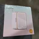 Mini Fridge for Bedroom, 6L Skincare Fridge with LED Mirror for Dorm & Office, Portable Cooler & Warmer Small Compact Refrigerator for Skincare, Makeup and Cosmetics