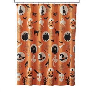 SKL Home by Saturday Knight Ltd. Spooky Good Time Shower Curtain, Multi 70.00" x 72.00"