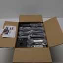 VOLISUN Solar Post Cap Lights Outdoor 4Pack, Black Fence Cap Lights Solar Powered Fits 4x4 6x6 Wooden/4x4 5x5 Vinyl Post, Firefly filaments Lighting for Garden/Patio/Porch,with Warm White