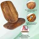 GuanQiao Food-Grade Bamboo Slider for KitchenAid 4.5-5 Qt Tilt Head Stand Mixer, Appliance Sliding Mat for Kitchenaid Artisan, Kitchen Countertop Storage Accessories Mixer Moving Tray Attachments