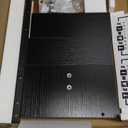 TEAMIX 20 inch Monitor Riser, Sturdy Wood Desktop Riser for TV/PC/Laptop/Printer, TV Riser Stand Computer Shelf with Storage for Home Office (Black+Brown)