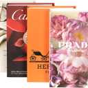 4 Pcs Decorative Faux Books for Home Decor  Modern Fake Books for Coffee Table, Bookshelf & Bedroom, Stacked Book Set for Aesthetic Decor