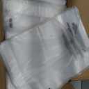 Spartan Industrial - 8" X 10" (1000 Count) Self Seal Clear Poly Bags with Suffocation Warning - Permanent Adhesive