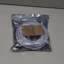 22 Gauge 7 Conductor Electrical Wire, 32.8FT White Stranded Low Voltage 22/7 PVC Case, 22 AWG Tinned Copper 7 Wire Extension Power for Strips LED Lamp Lighting