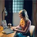 AKG Pro Audio Lyra Ultra-HD USB C Microphone for Recording, Streaming, Gaming, Podcasting, ASMR on PC and Mac, Condenser Mic for Laptop or Computer, Adjustable Stand, Plug and Play  Blue and Silver